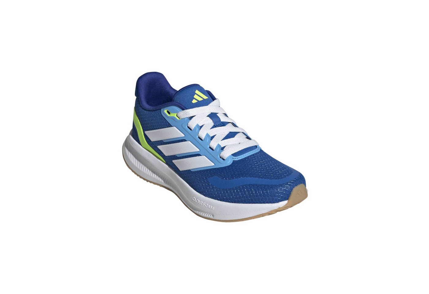 adidas performance Runfalcon 5 blau/weiss Jungen Laufschuh