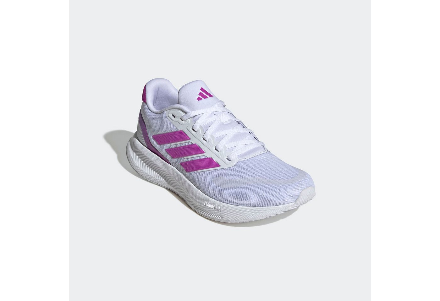 adidas performance RUNFALCON 5 Laufschuh (weiß/lila/blau)