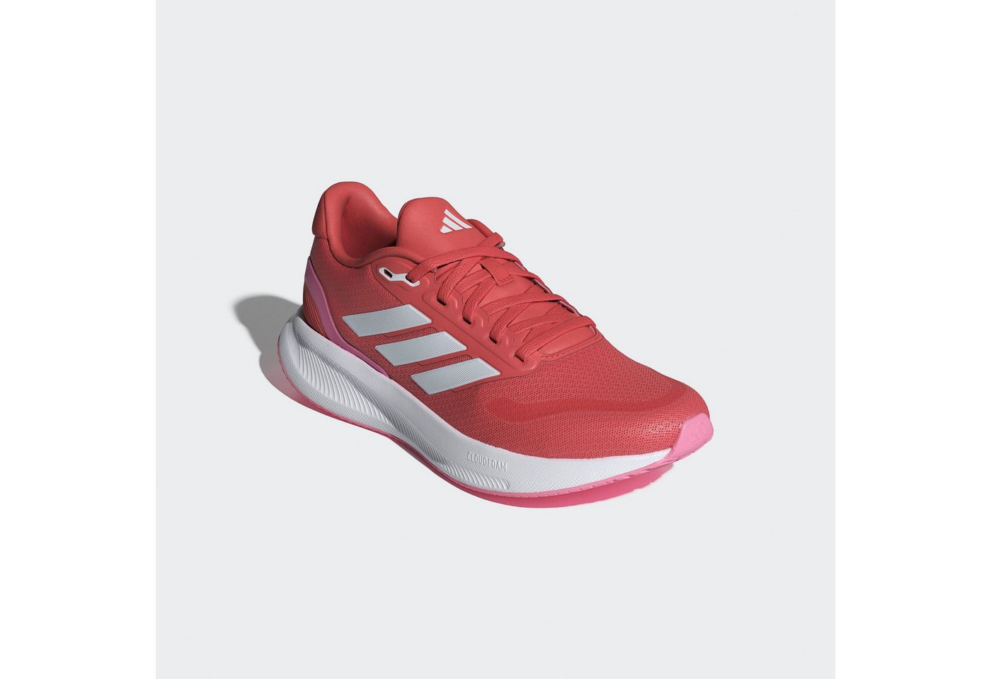 adidas performance RUNFALCON 5 Laufschuh (weiß/rosa)