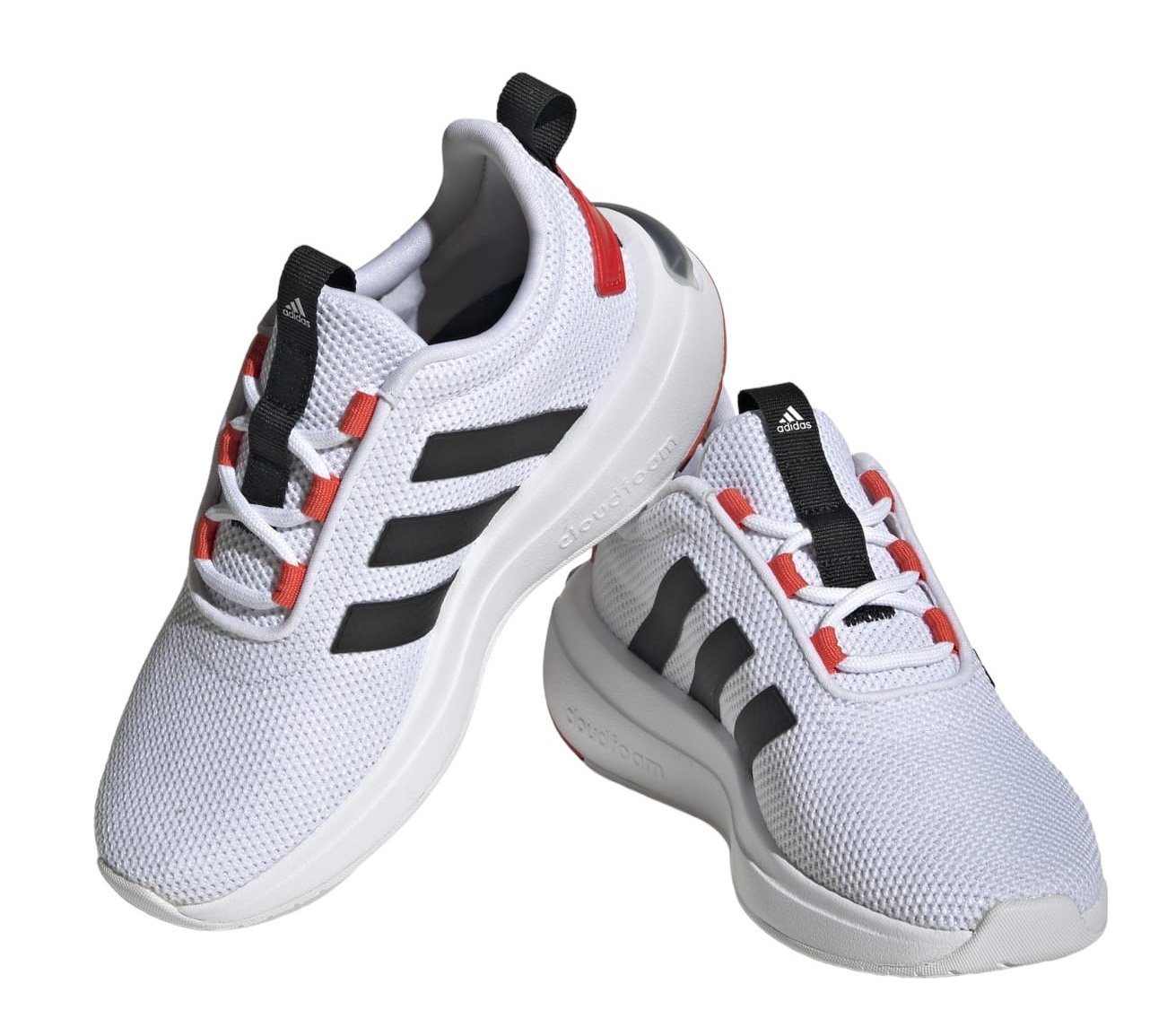 adidas performance Sneaker-Laufschuhe Racer TR23 (Dämpfung) weiss/schwarz/rot Kinder Badmintonschuh