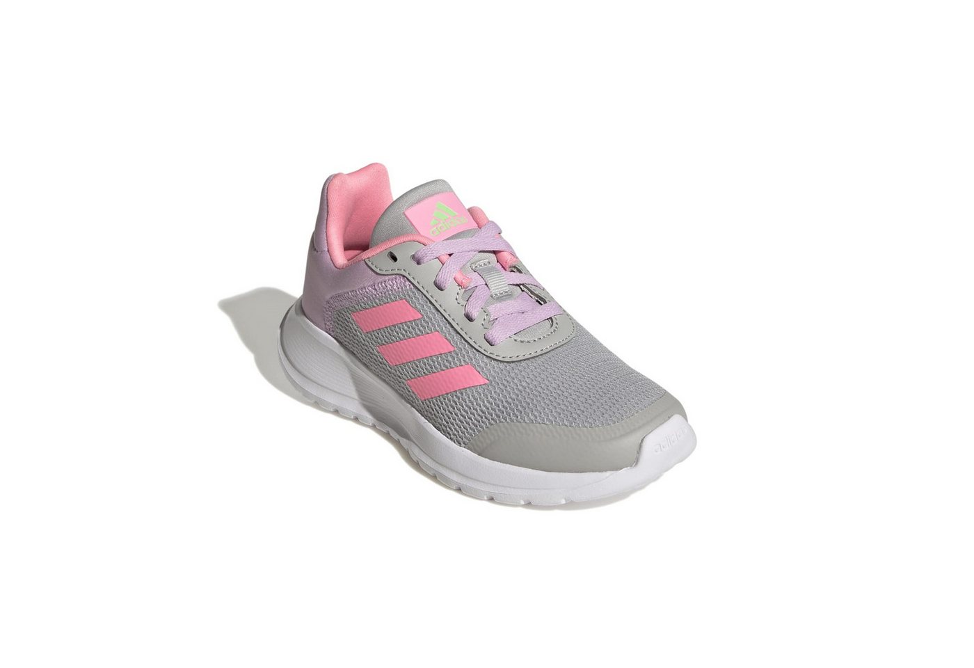 adidas performance Sneaker Tensaur Run 2.0 grau/pink Kinder Laufschuh