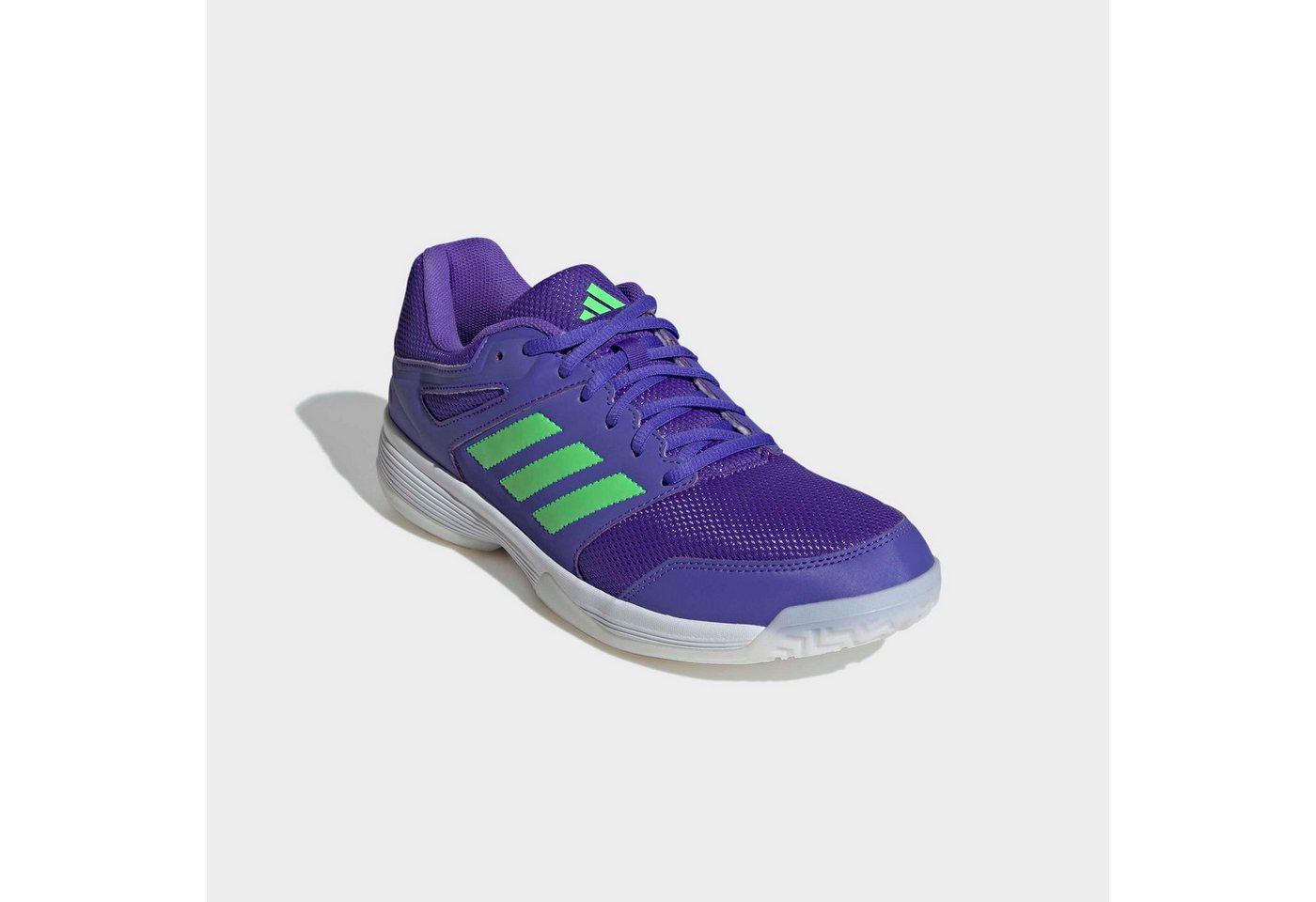 adidas performance SPEEDCOURT Hallenschuh geeignet für jeden Hallensport (lila/grün/weiß)