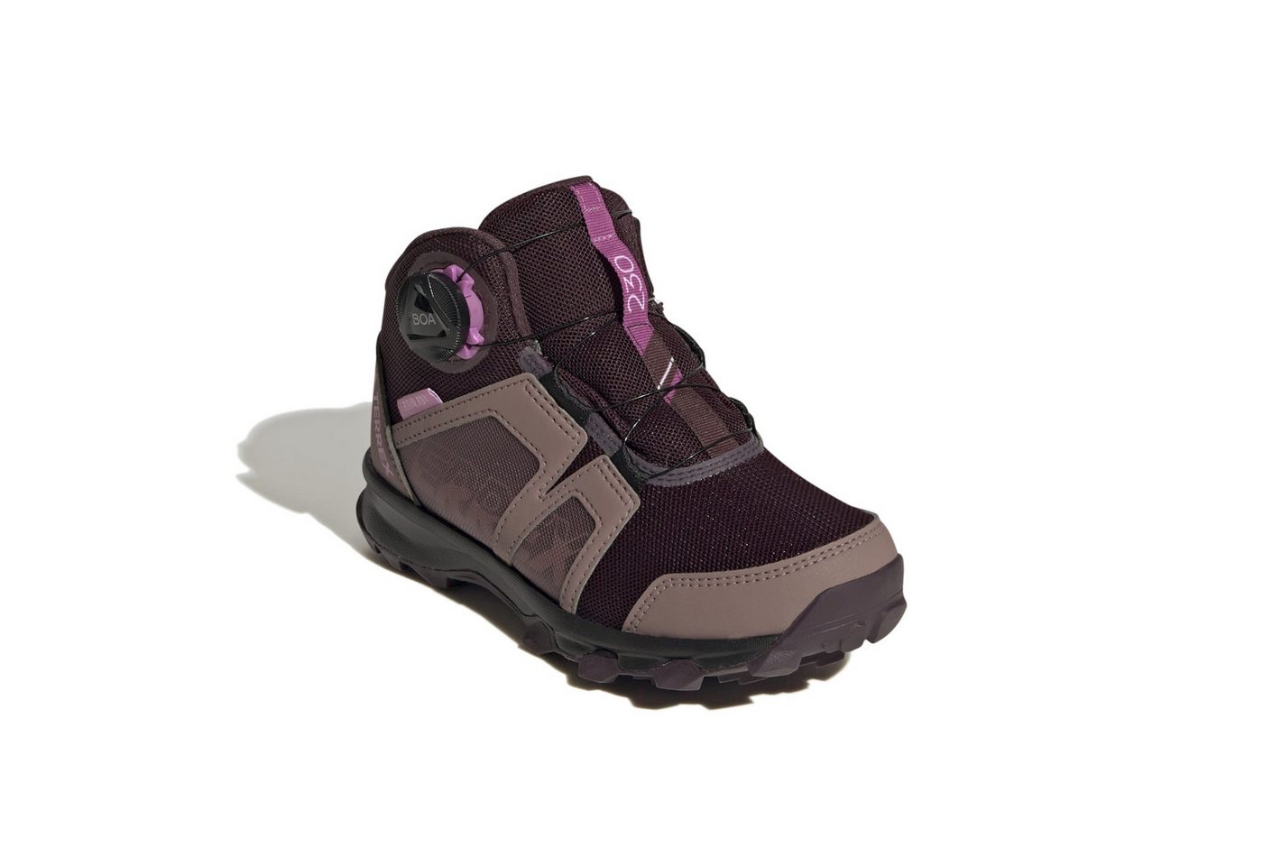 adidas performance Terrex Agravic Boa Rain.RDY Mid (wasserdicht) weinrot Kinder Laufschuh