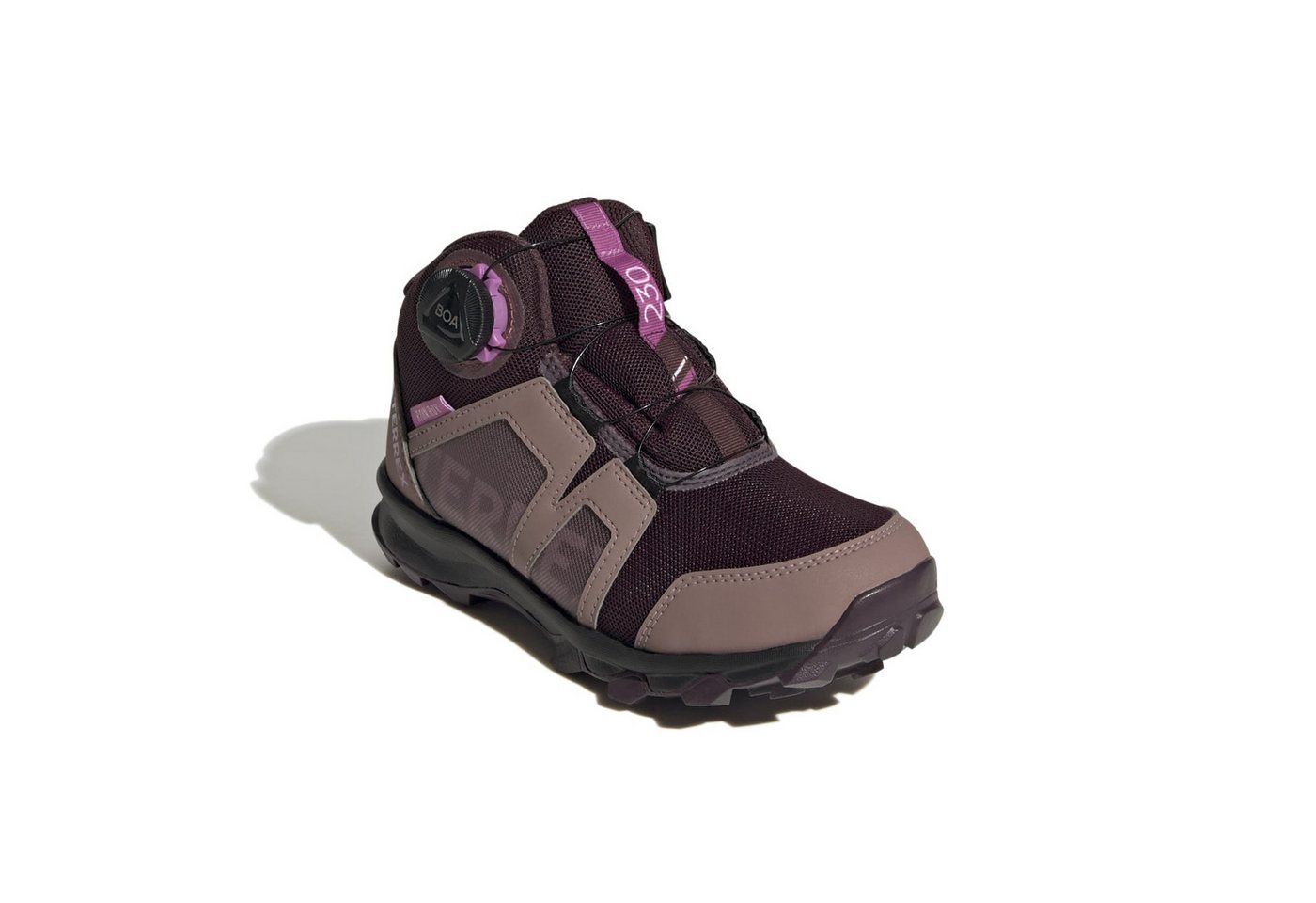 adidas performance Terrex Boa MID R.RDY braun/dunkelrot Kinder Wanderschuh