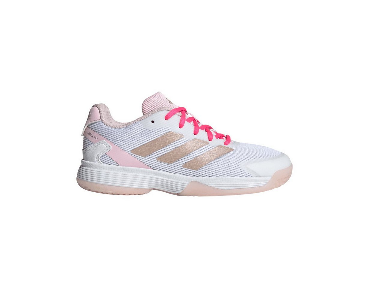 adidas performance Ubersonic Allcourt 2025 weiss/rosa Mädchen Tennisschuh