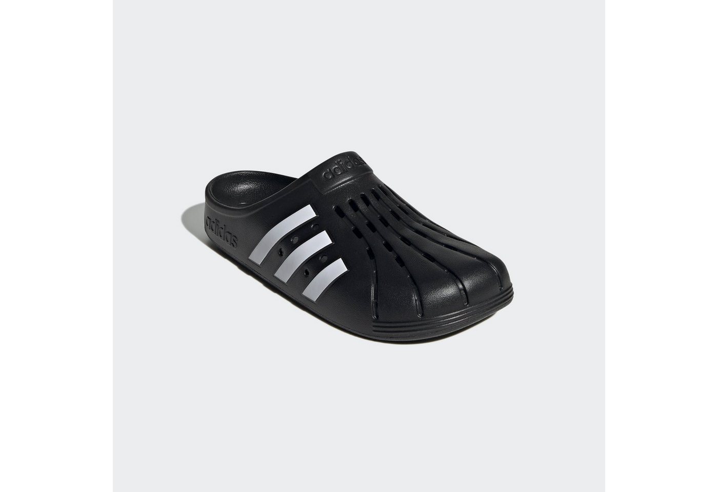 adidas Sportswear ADILETTE CLOG Badesandale (schwarz/weiß)