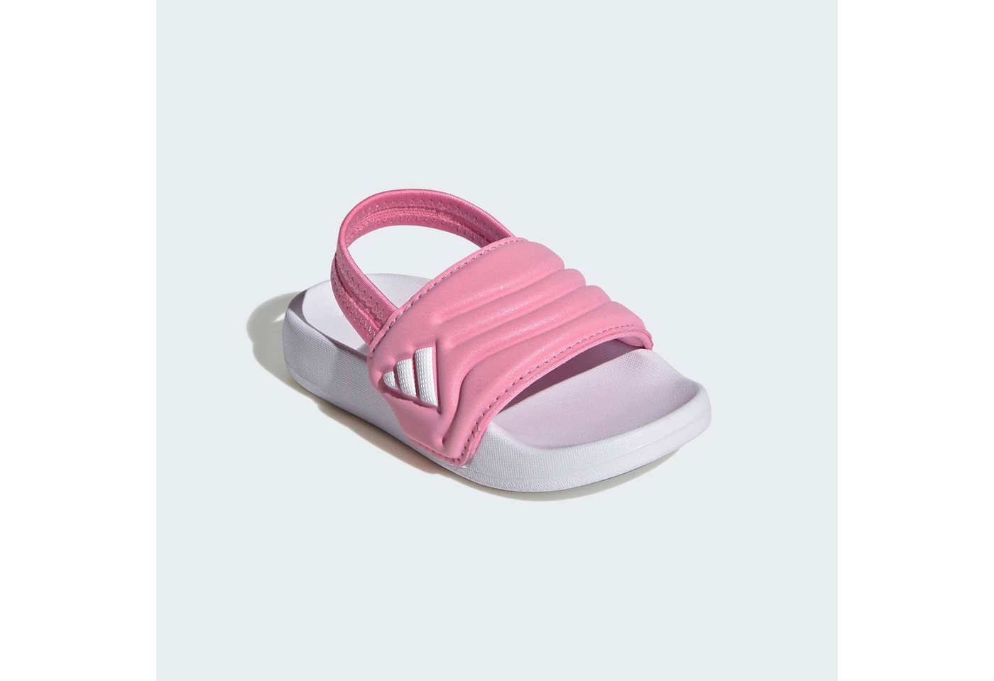 adidas Sportswear ADILETTE ESTRAP 2.0 I Badesandale Badelatschen für Kinder (rosa/weiß)