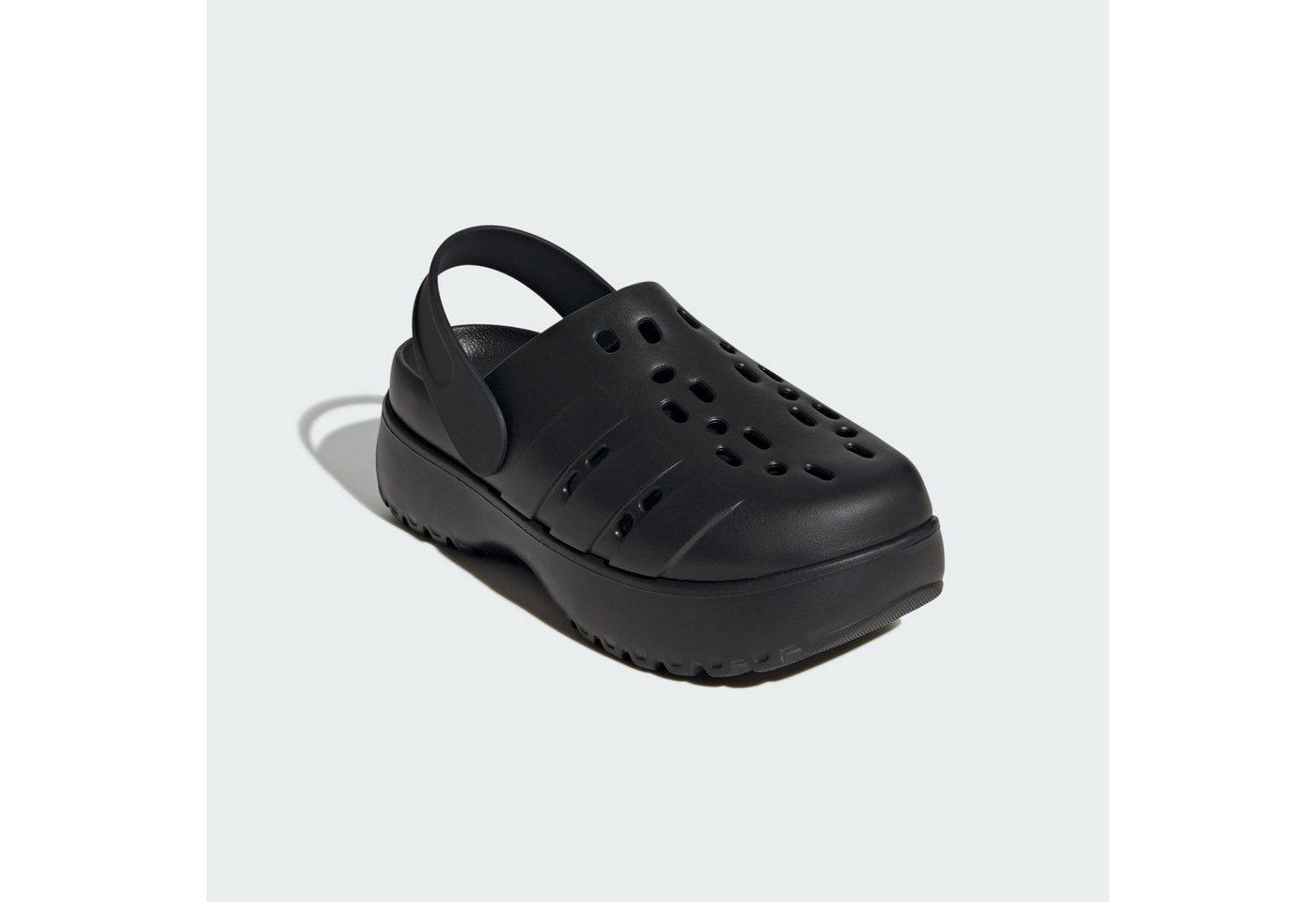 adidas Sportswear ADILETTE PLATEAU-CLOG Badepantolette (1-tlg) (schwarz)