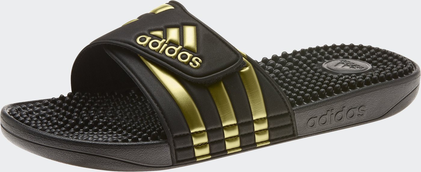 adidas Sportswear ADISSAGE BADESCHLAPPEN Badesandale (schwarz/gold)