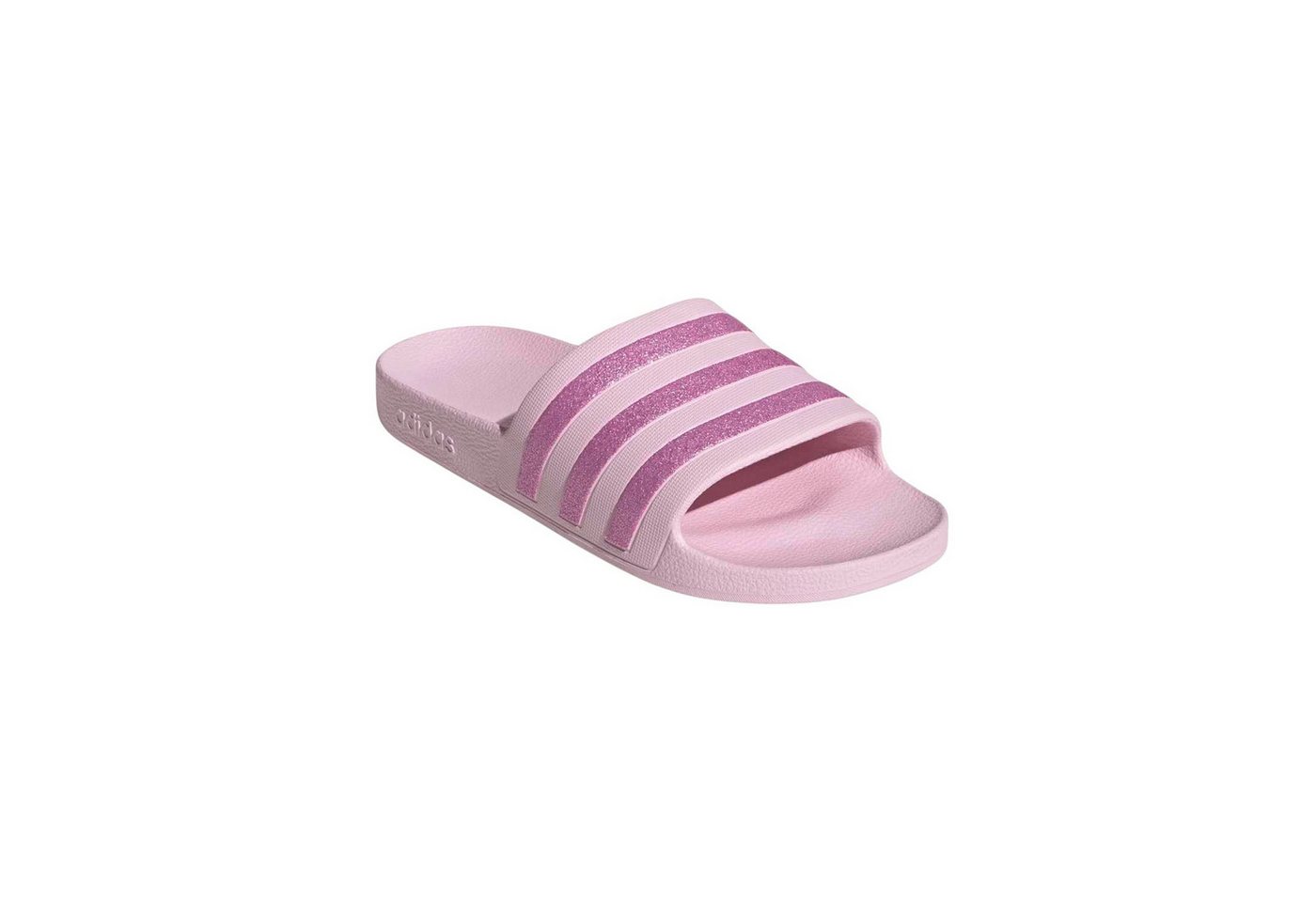 adidas performance Adilette Aqua 3-Streifen (Cloudfoam Fußbett, vorgeformter EVA-Riemen) Badeschuh