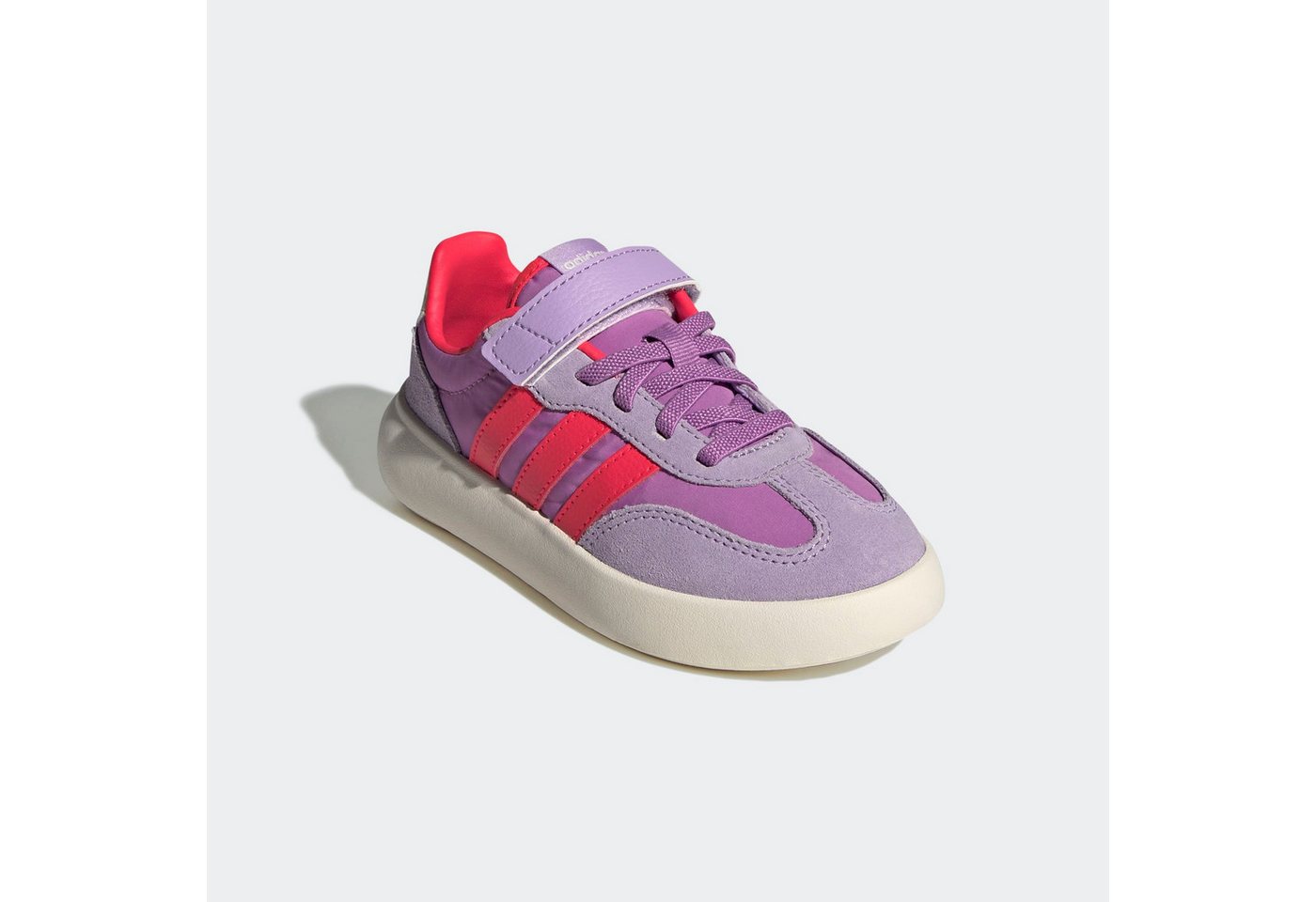 adidas Sportswear BARREDA DECODE KIDS Sneaker Design auf den Spuren des adidas Handball Spezial, für Kinder (lila/rot)