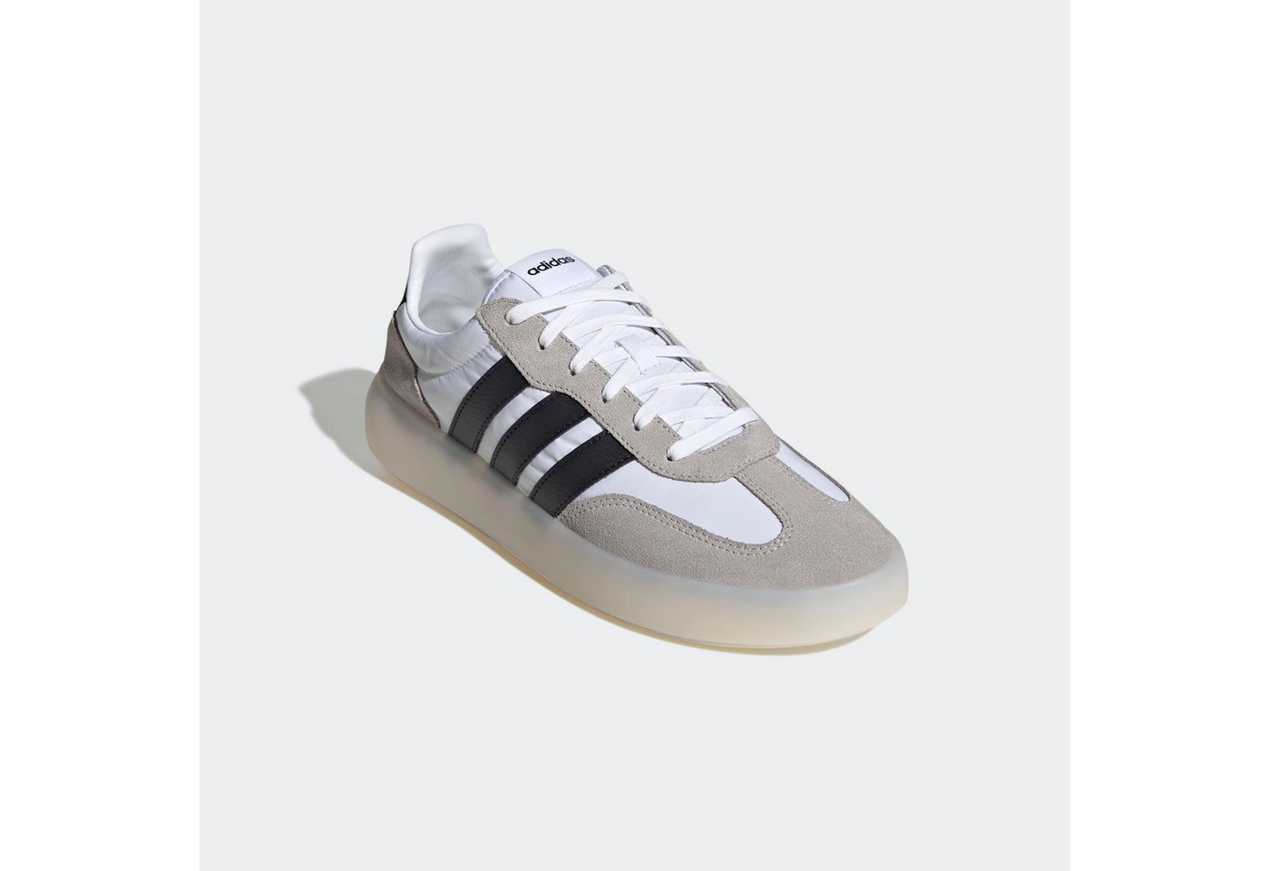 adidas Sportswear BARREDA DECODE Sneaker inspiriert vom Design des adidas Handball Spezial (weiß/schwarz/grau)