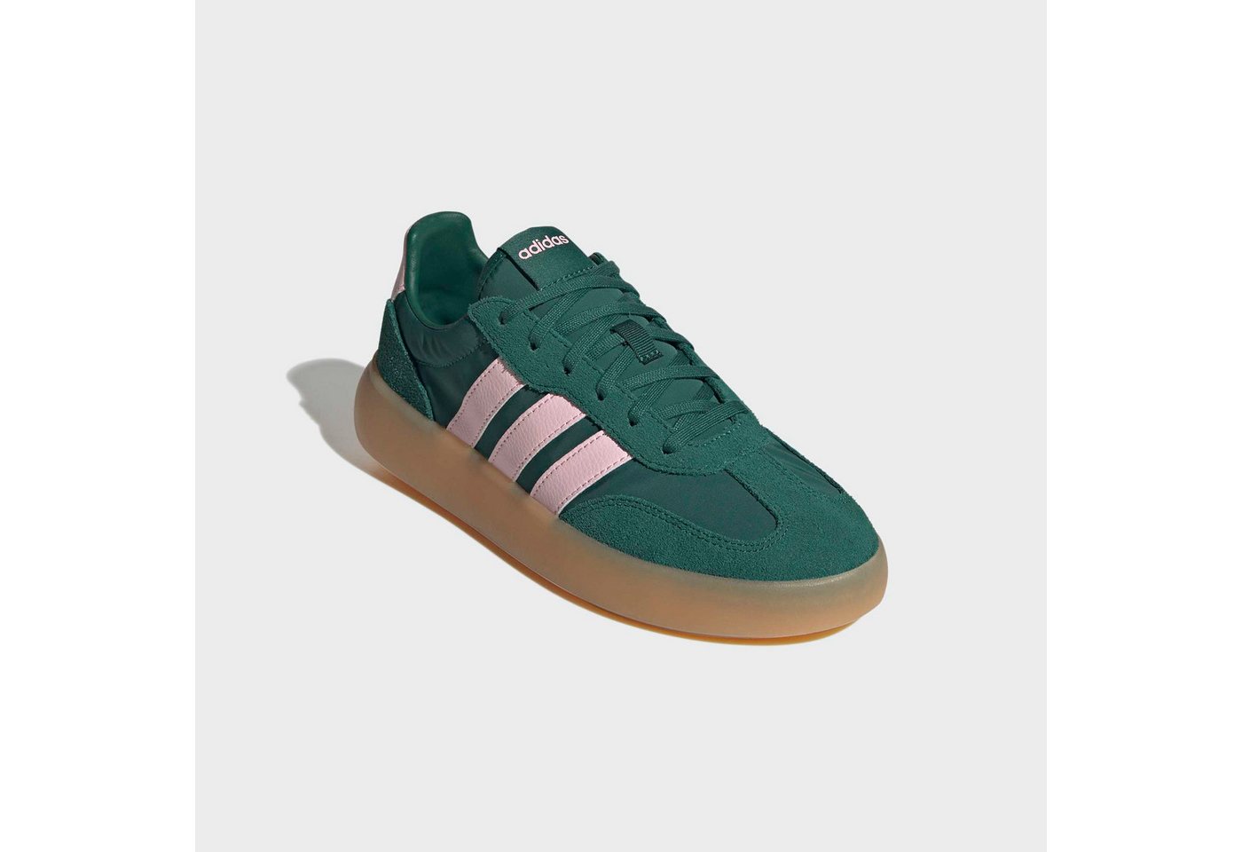 adidas Sportswear BARREDA DECODE Sneaker inspiriert vom Design des adidas handball spezial (grün/rosa)