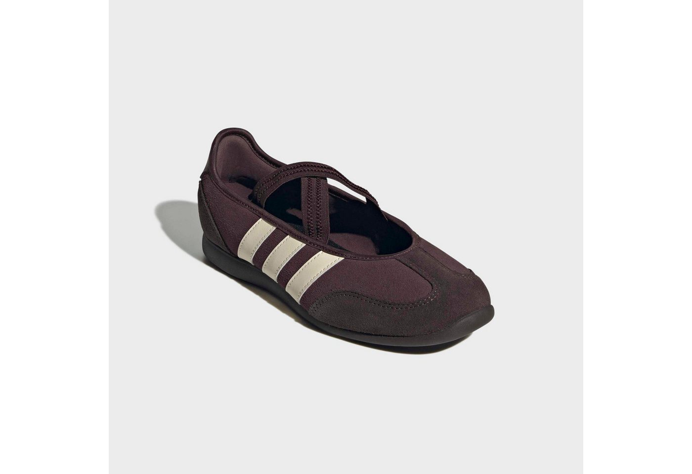 adidas Sportswear BARREDA MARY JANE Sneaker Ballerinas (braun/weiß)
