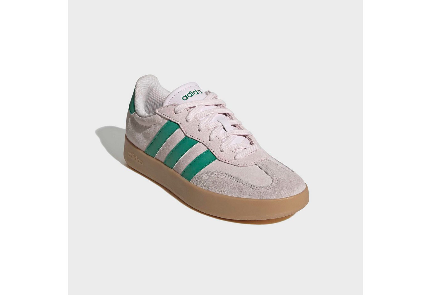 adidas Sportswear BARREDA Sneaker inspiriert vom Design des adidas handball spezial (ALMPNK/SECOGR/ICEPUR)