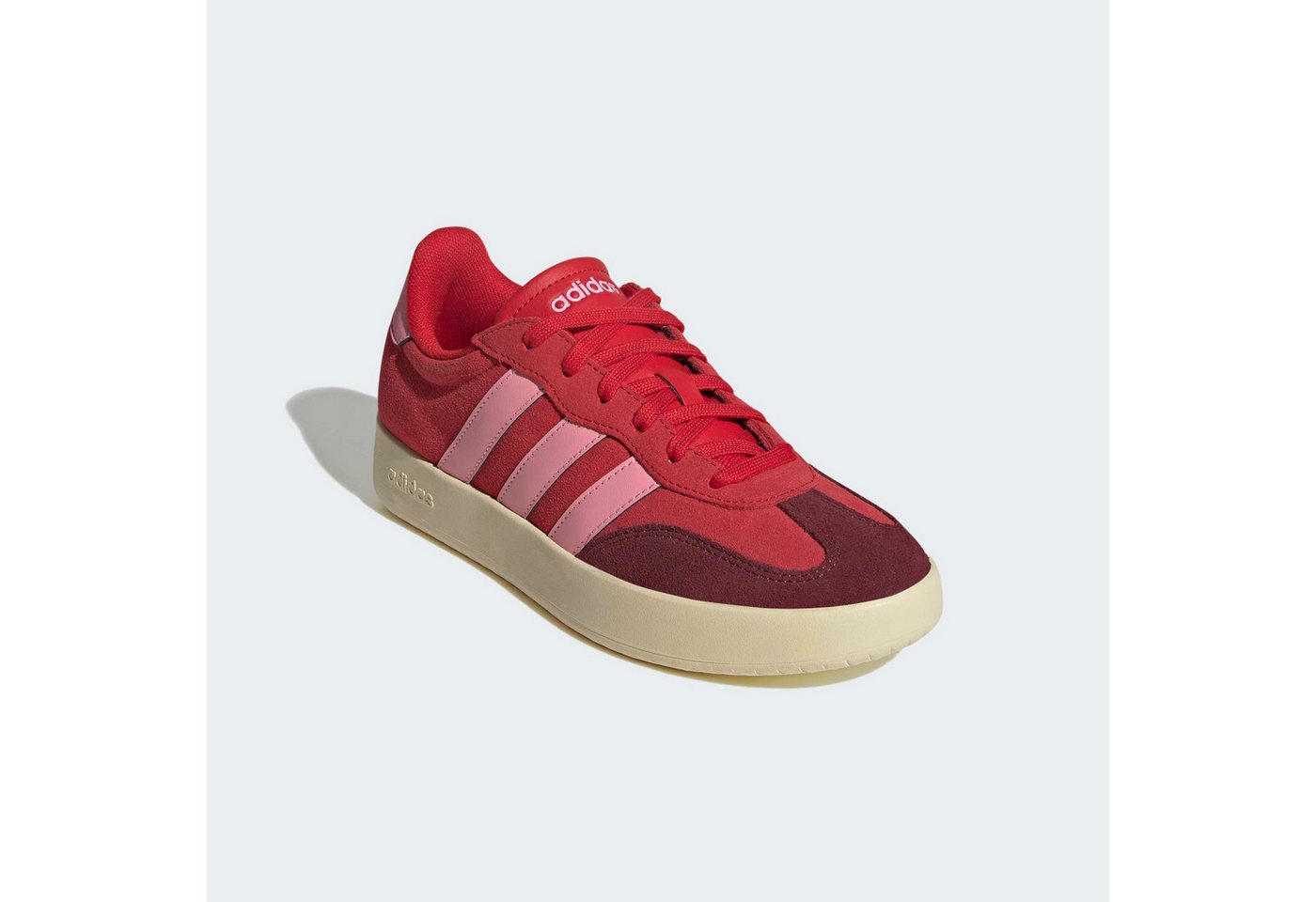 adidas Sportswear BARREDA Sneaker inspiriert vom Design des adidas handball spezial (rot)