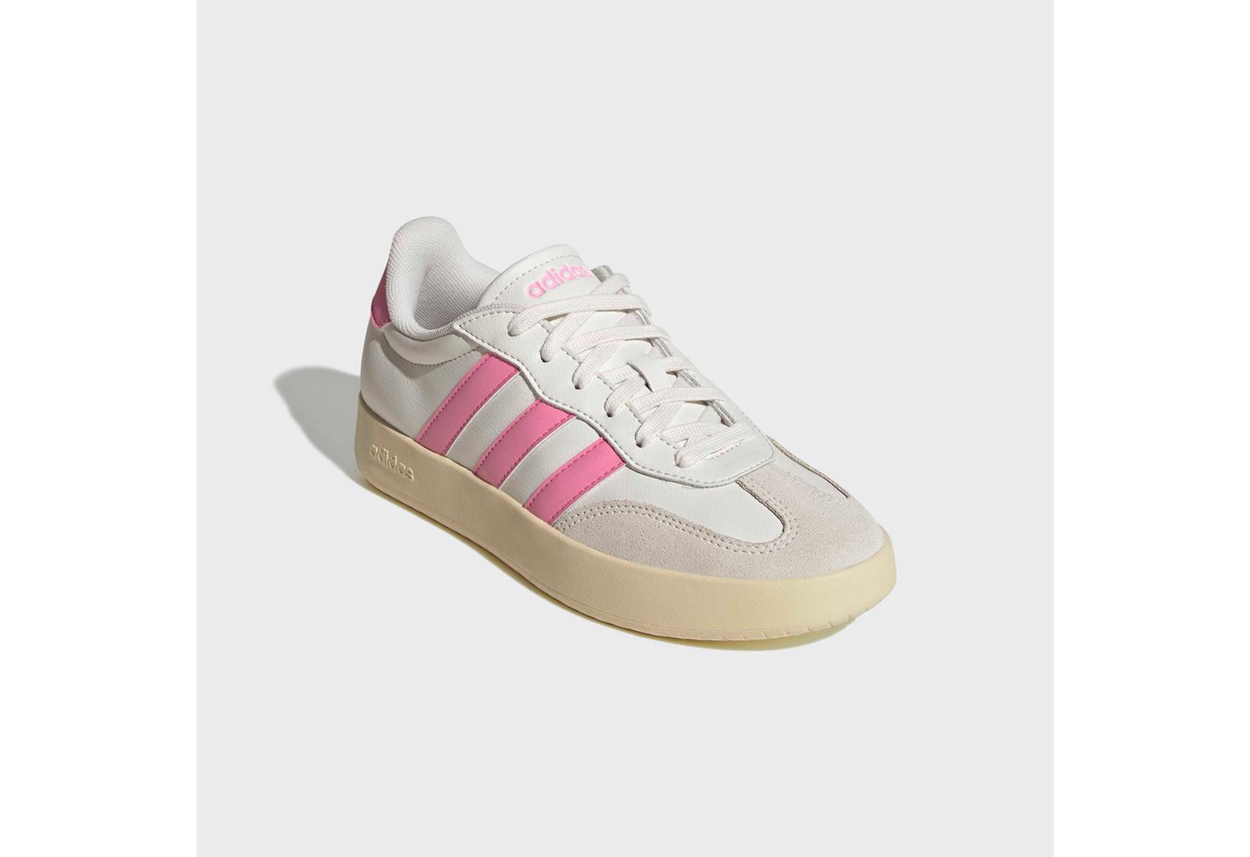 adidas Sportswear BARREDA Sneaker inspiriert vom Design des adidas handball spezial (weiß/rosa/grau)