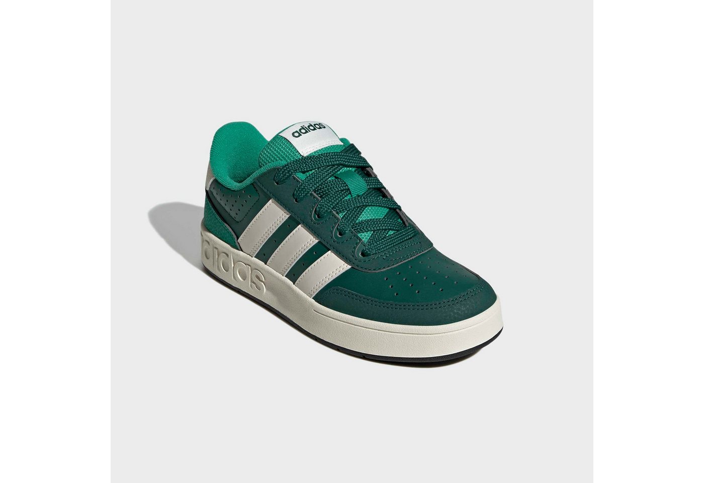 adidas Sportswear BREAKBASE KIDS Sneaker für Kinder & Jugendliche (grün/weiß)