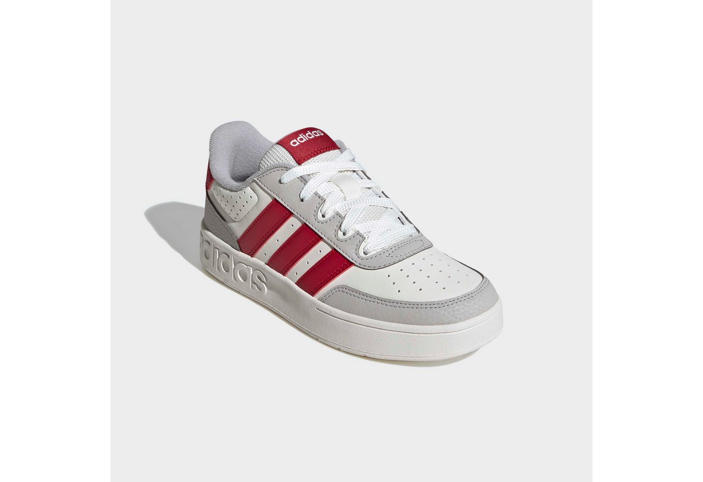 adidas Sportswear BREAKBASE KIDS Sneaker für Kinder & Jugendliche (weiß/rot/grau)