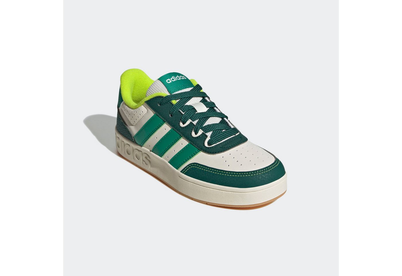 adidas Sportswear BREAKBASE KIDS Sneaker für Kinder (weiß/grün)