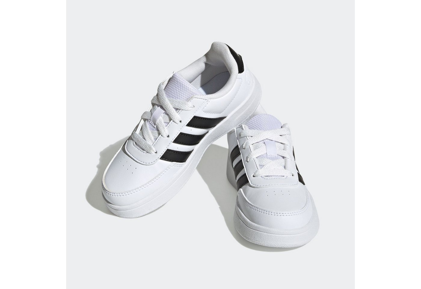 adidas Sportswear BREAKNET LIFESTYLE COURT LACE Sneaker für Kinder (weiß/schwarz)