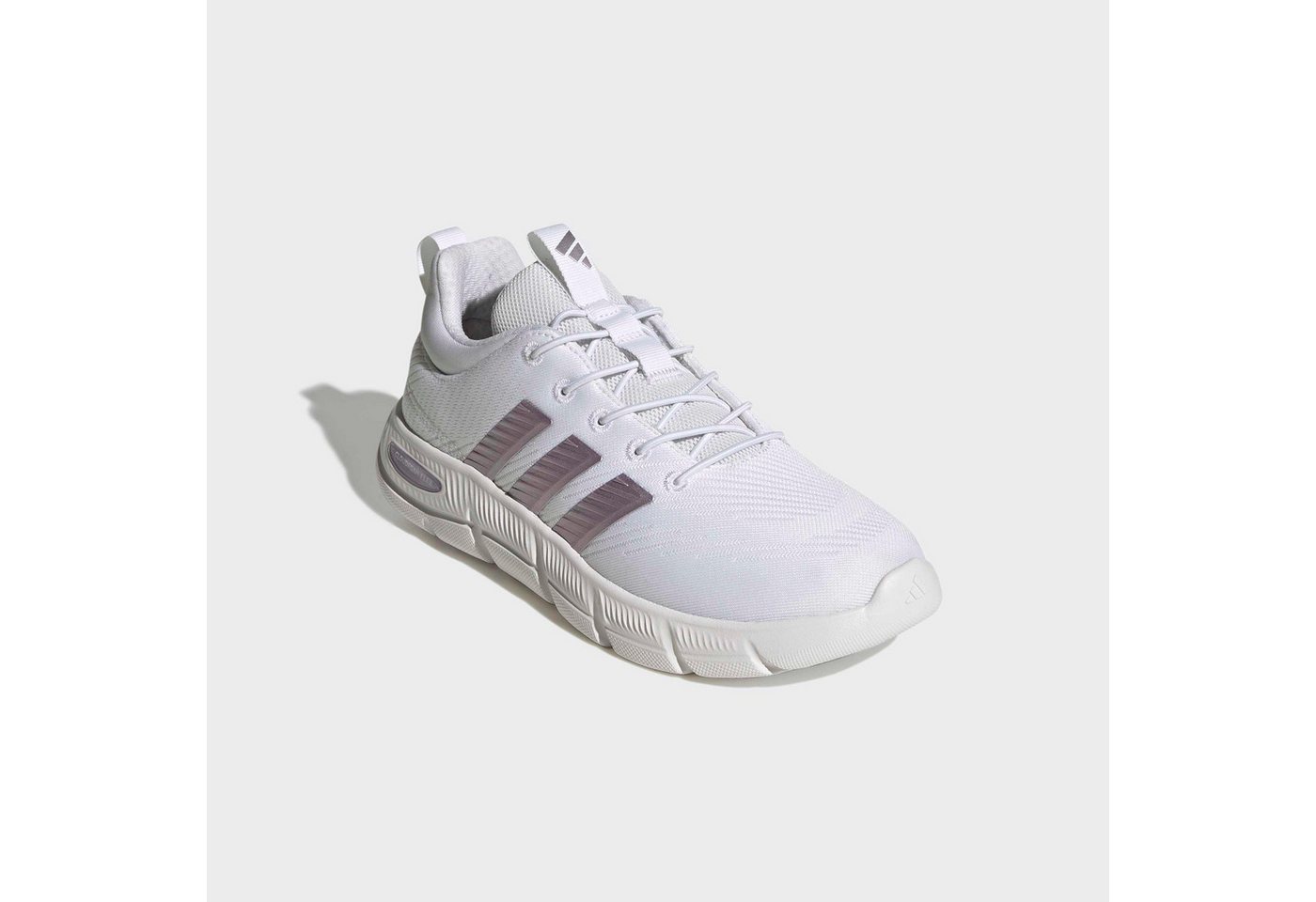 adidas Sportswear CLOUDFOAM FLEX, ELASTISCHE SCHNÜRSENKEL Walkingschuh (weiß/lila)