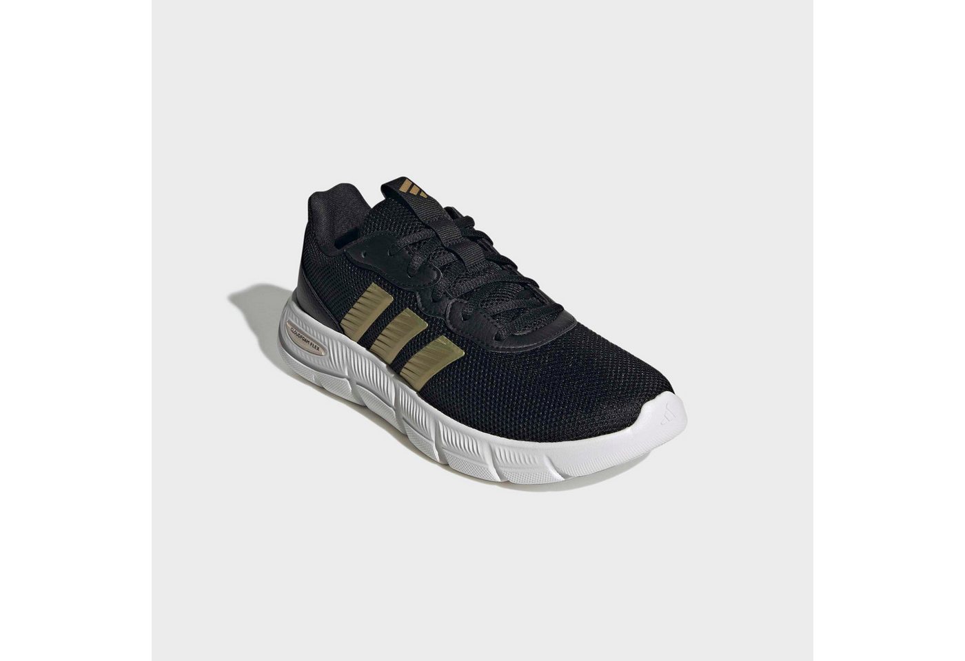 adidas Sportswear CLOUDFOAM FLEX LACES Walkingschuh (schwarz/gold/weiß)