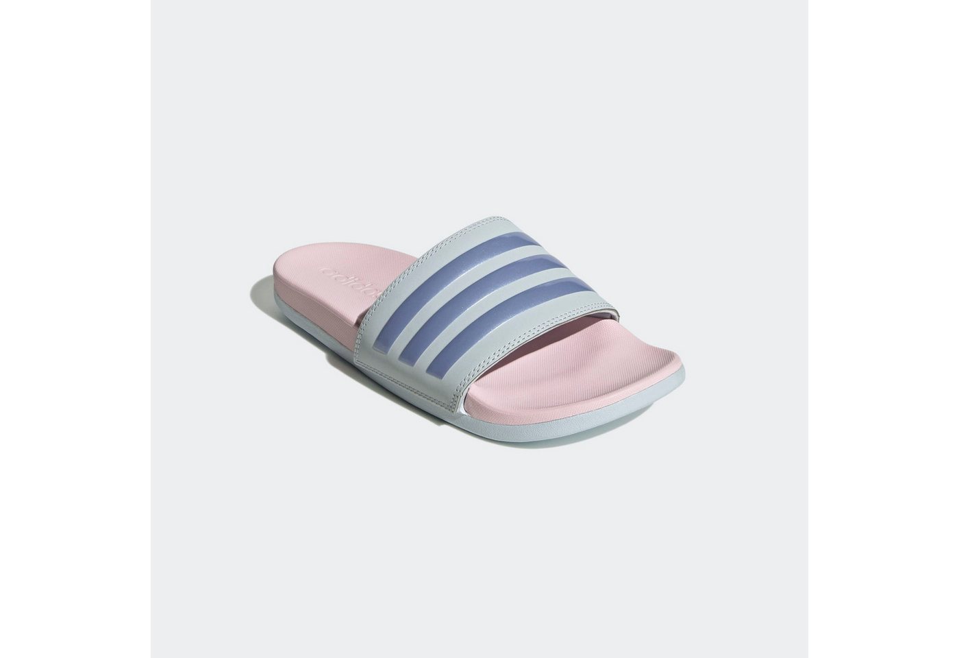 adidas Sportswear COMFORT ADILETTE Badesandale (blau/rosa)