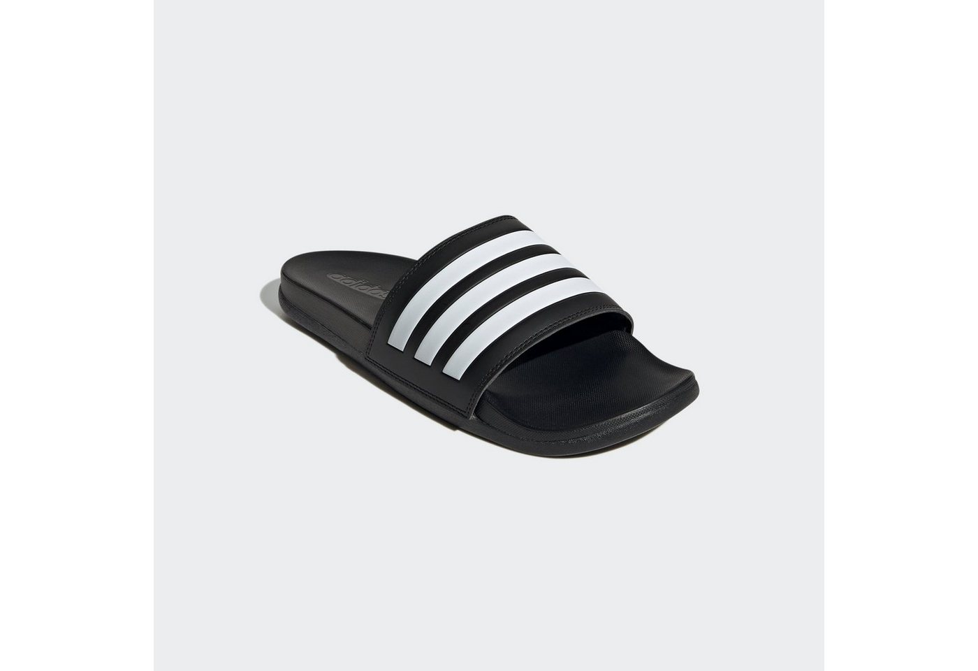 adidas Sportswear COMFORT ADILETTE Badesandale (schwarz/weiß)