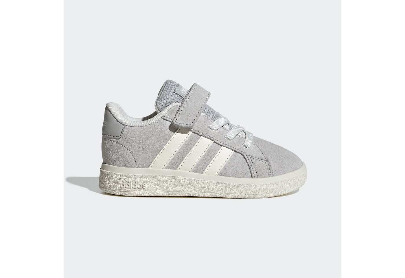 adidas Sportswear GRAND COURT 2.0 KIDS Klettschuh für Kinder, mit Klettverschluss (grau/weiß)