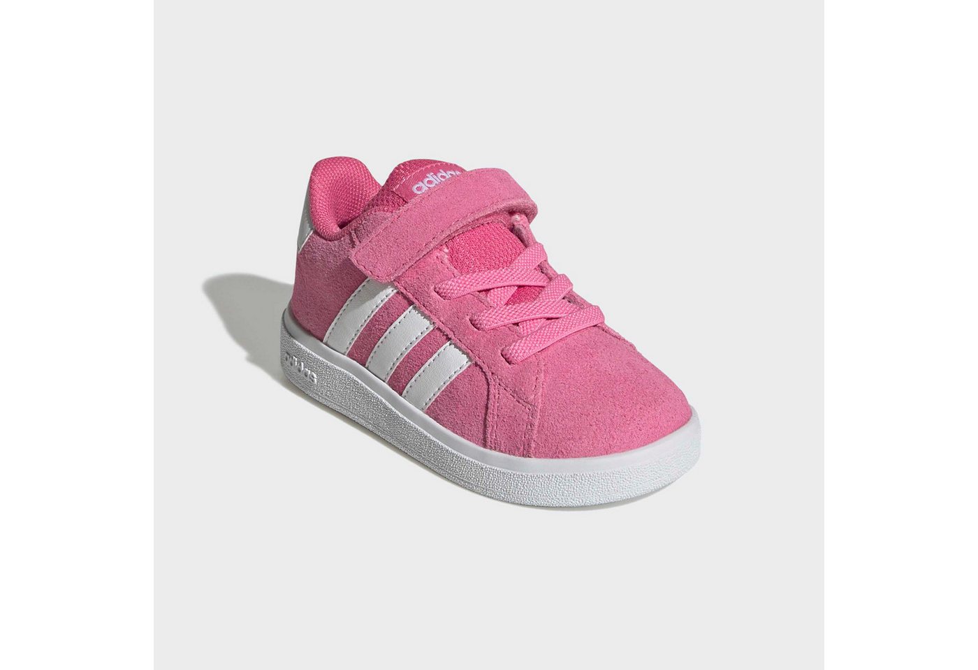 adidas Sportswear GRAND COURT 2.0 KIDS Klettschuh für Kinder, mit Klettverschluss (rosa/weiß)