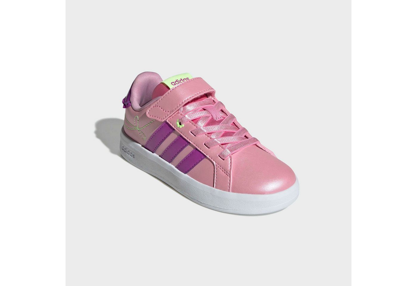 adidas Sportswear GRAND COURT 3.0 GIRLS EL C Sneaker für Kinder & Jugendliche (lila/gelb)