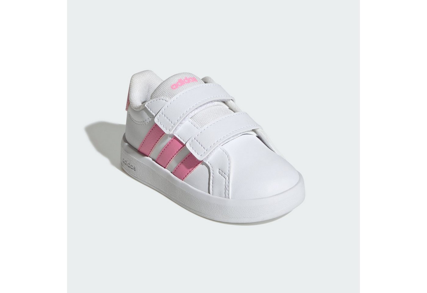 adidas Sportswear GRAND COURT 3.0 KIDS SCHUH Lauflernschuh (1-tlg) (weiß/rosa)