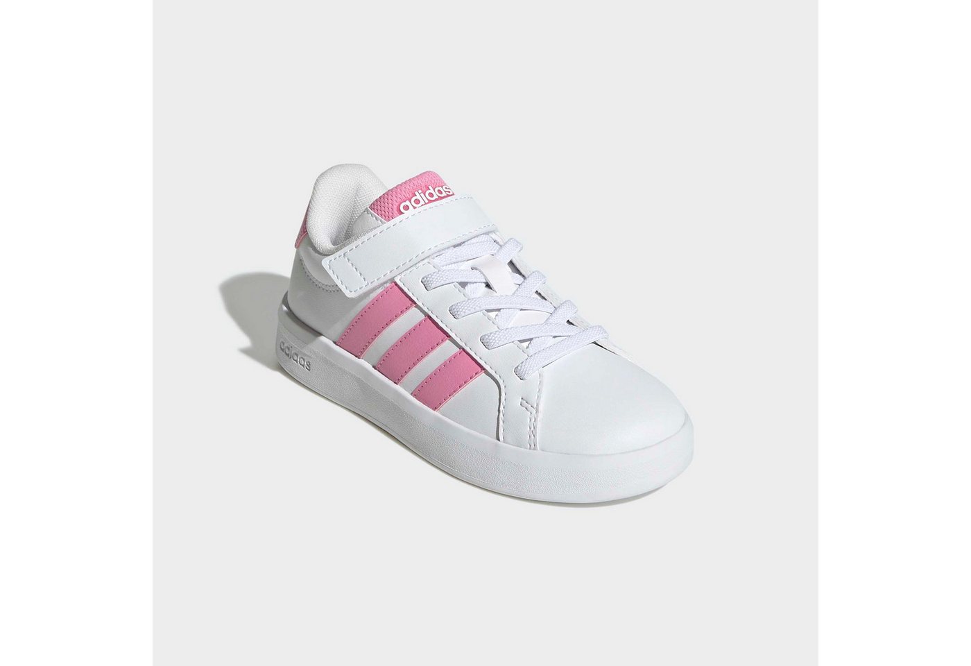 adidas Sportswear GRAND COURT 3.0 SCHUHE FÜR KINDER Sneaker mit Klettverschluss, für Kinder (weiß/rosa)