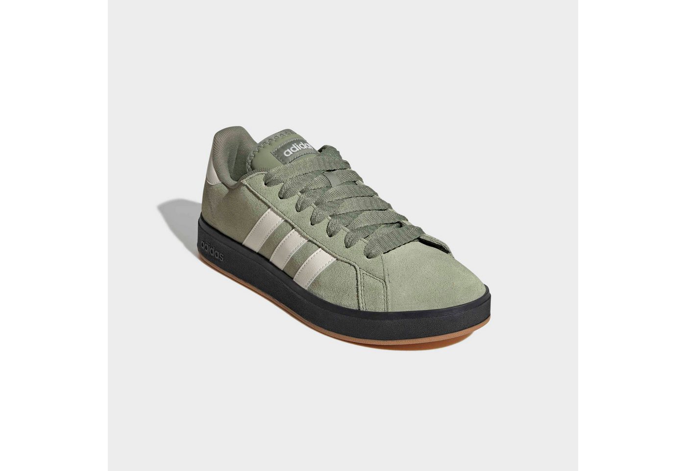 adidas Sportswear GRAND COURT BASE 00S Sneaker Design auf den Spuren des adidas Campus 00 (grün/weiß/schwarz)