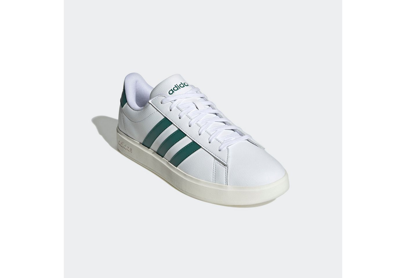 adidas Sportswear GRAND COURT CLOUDFOAM COMFORT Sneaker Design auf den Spuren des adidas Superstar (weiß/grün)