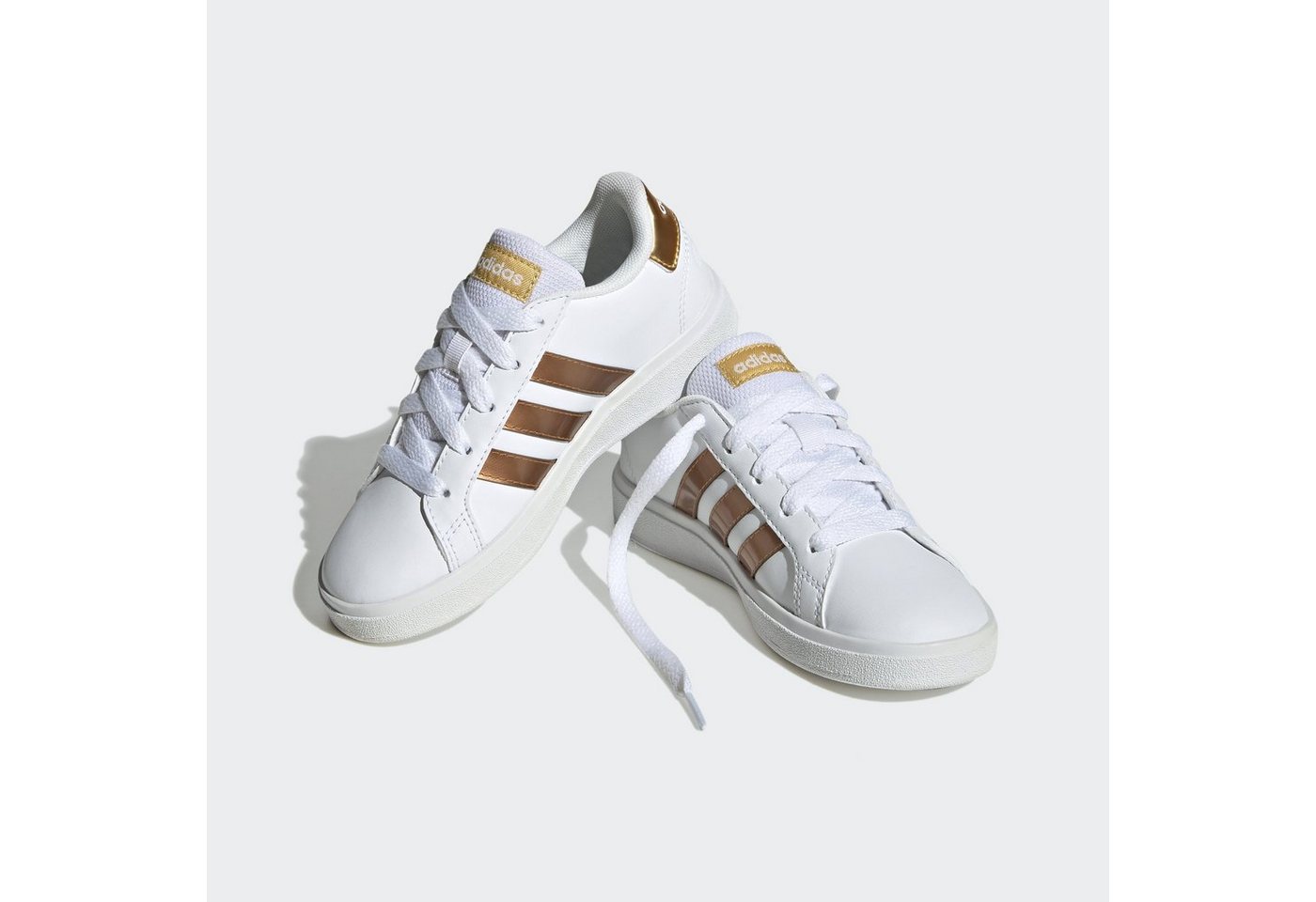 adidas Sportswear GRAND COURT SUSTAINABLE LACE Sneaker Design auf den Spuren des adidas Superstar, für Kinder