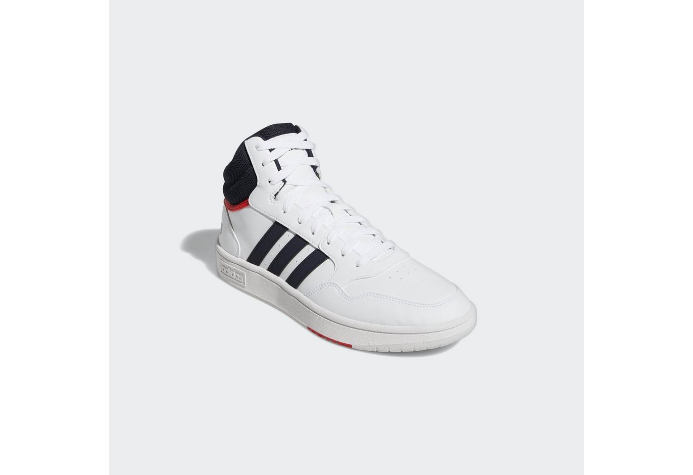adidas Sportswear HOOPS 3.0 MID LIFESTYLE BASKETBALL CLASSIC VINTAGE Sneaker (weiß/rot)