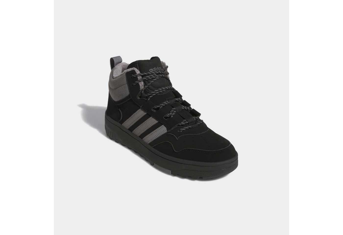 adidas Sportswear HOOPS 4.0 MID Winterboots Winterschuhe, Winterstiefel, Snowboots (schwarz/grau)
