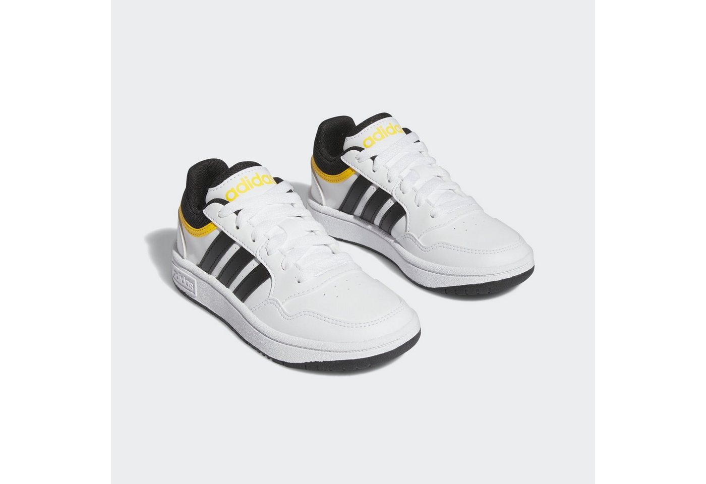 adidas Sportswear HOOPS Sneaker für Jugendliche (weiß/schwarz/gold)