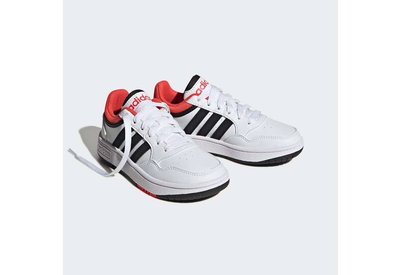 adidas Sportswear HOOPS Sneaker für Jugendliche (weiß/schwarz/rot)