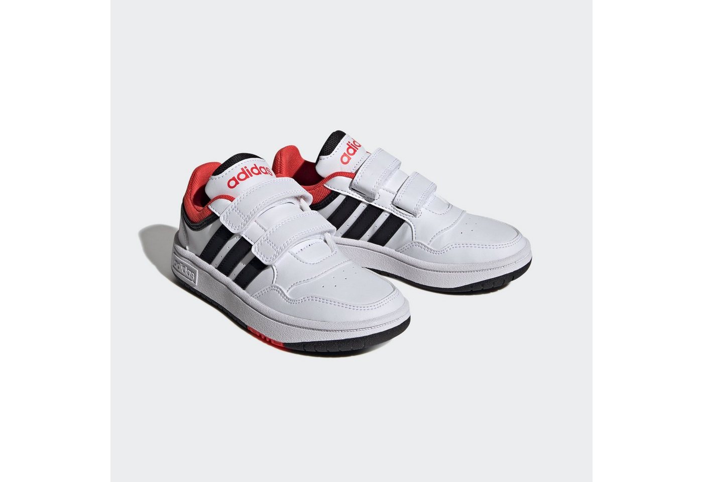 adidas Sportswear HOOPS Sneaker für Jugendliche (weiß/schwarz/rot)
