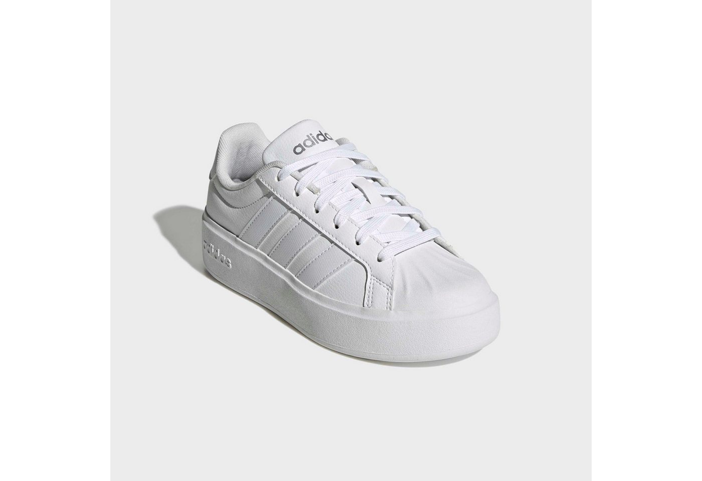 adidas Sportswear STREETTALK BOLD KIDS Plateausneaker für Kinder & Jugendliche (weiß/silber/schwarz)