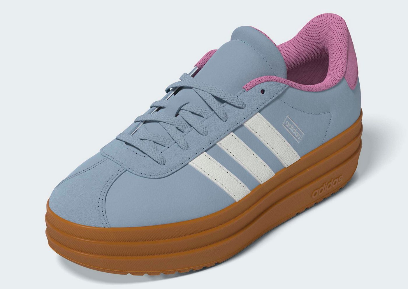adidas Sportswear VL COURT BOLD Plateausneaker Inspiriert vom adidas Gazelle Bold, für Kinder & Jugendliche (weiß)