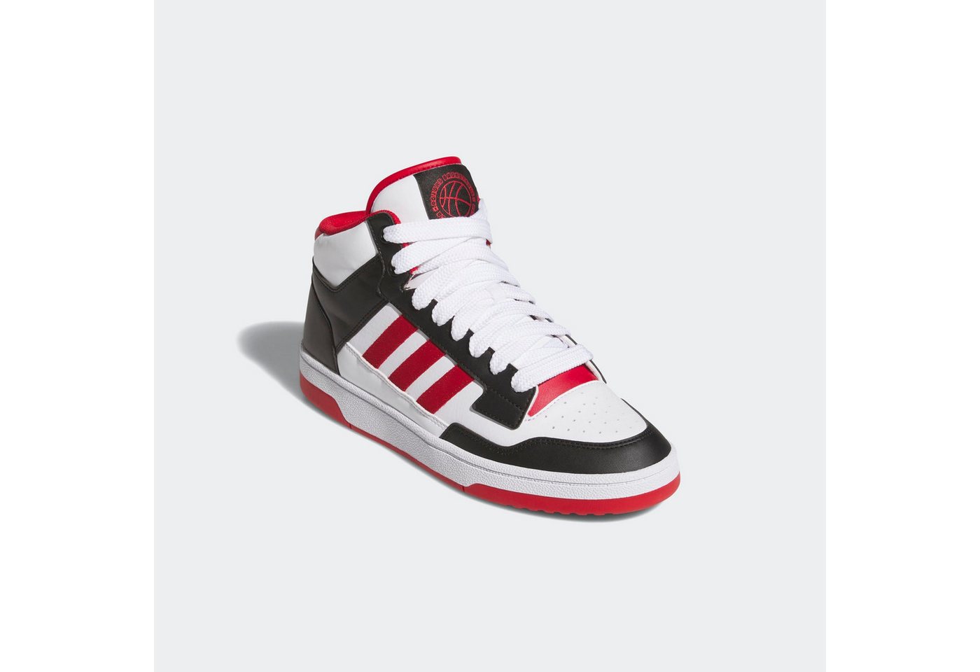 adidas Sportswear RAPID COURT MID Sneaker (schwarz/rot/weiß)