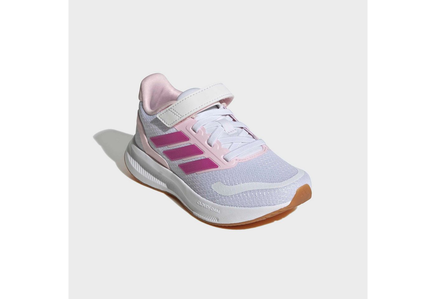 adidas Sportswear RUNFALCON 5 KIDS Laufschuh mit Klettverschluss, für Kinder (rosa)