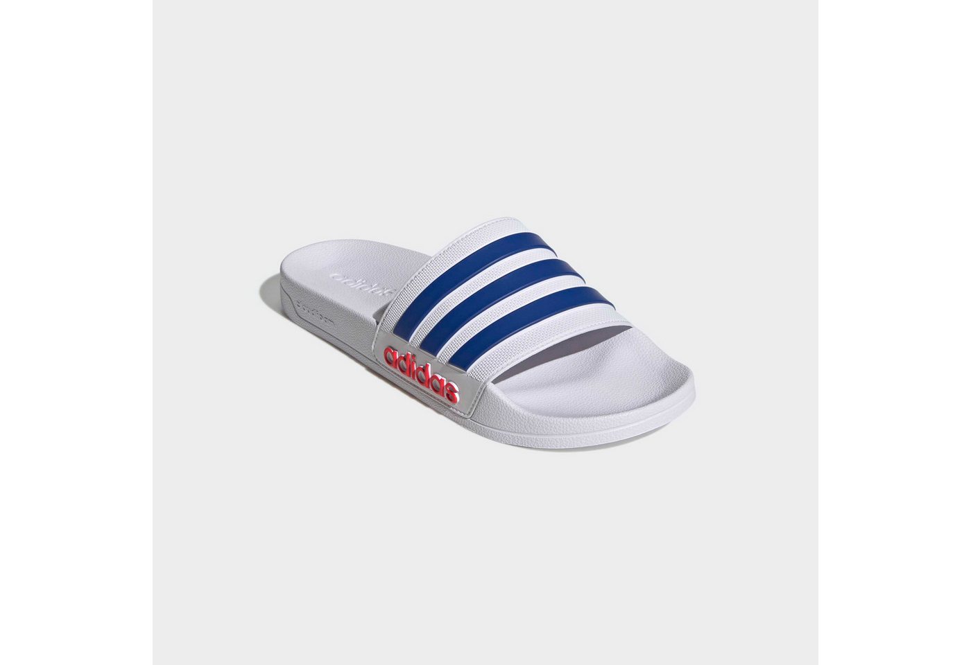 adidas Sportswear SHOWER ADILETTE Badesandale Badelatschen (weiß/blau)