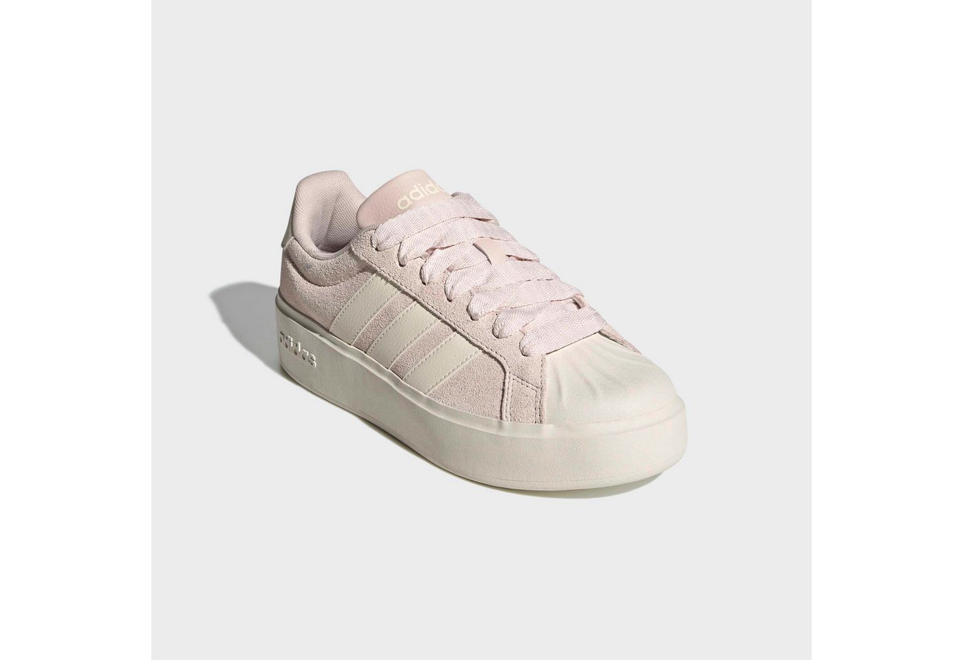 adidas Sportswear STREETTALK BOLD Plateausneaker inspiriert vom Design des adidas Superstar, mit Leo Print (weiß)