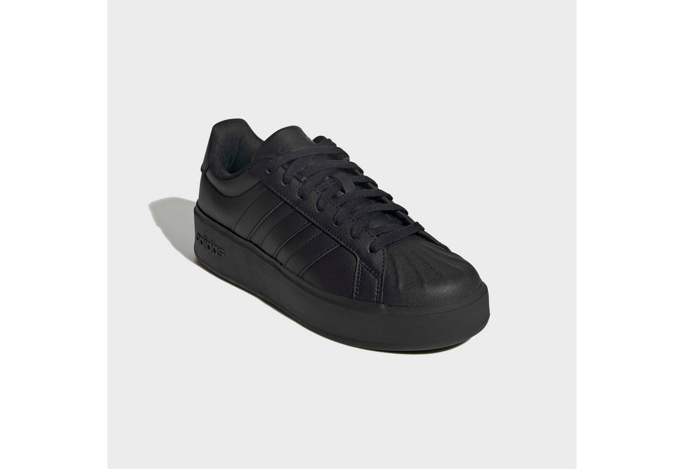 adidas Sportswear STREETTALK BOLD Plateausneaker inspiriert vom Design des adidas Superstar (schwarz)
