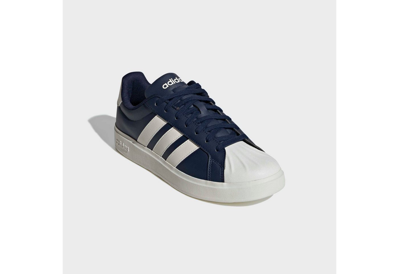 adidas Sportswear STREETTALK Sneaker inspiriert vom Design des adidas Superstar (blau/weiß)
